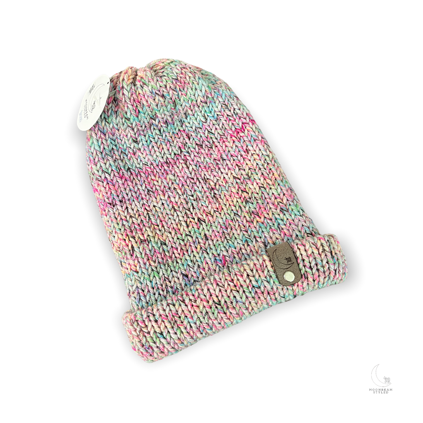 Handmade Knit Beanie Confetti