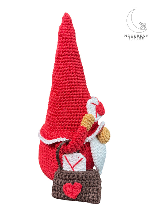 Handmade Crochet Gnome - February