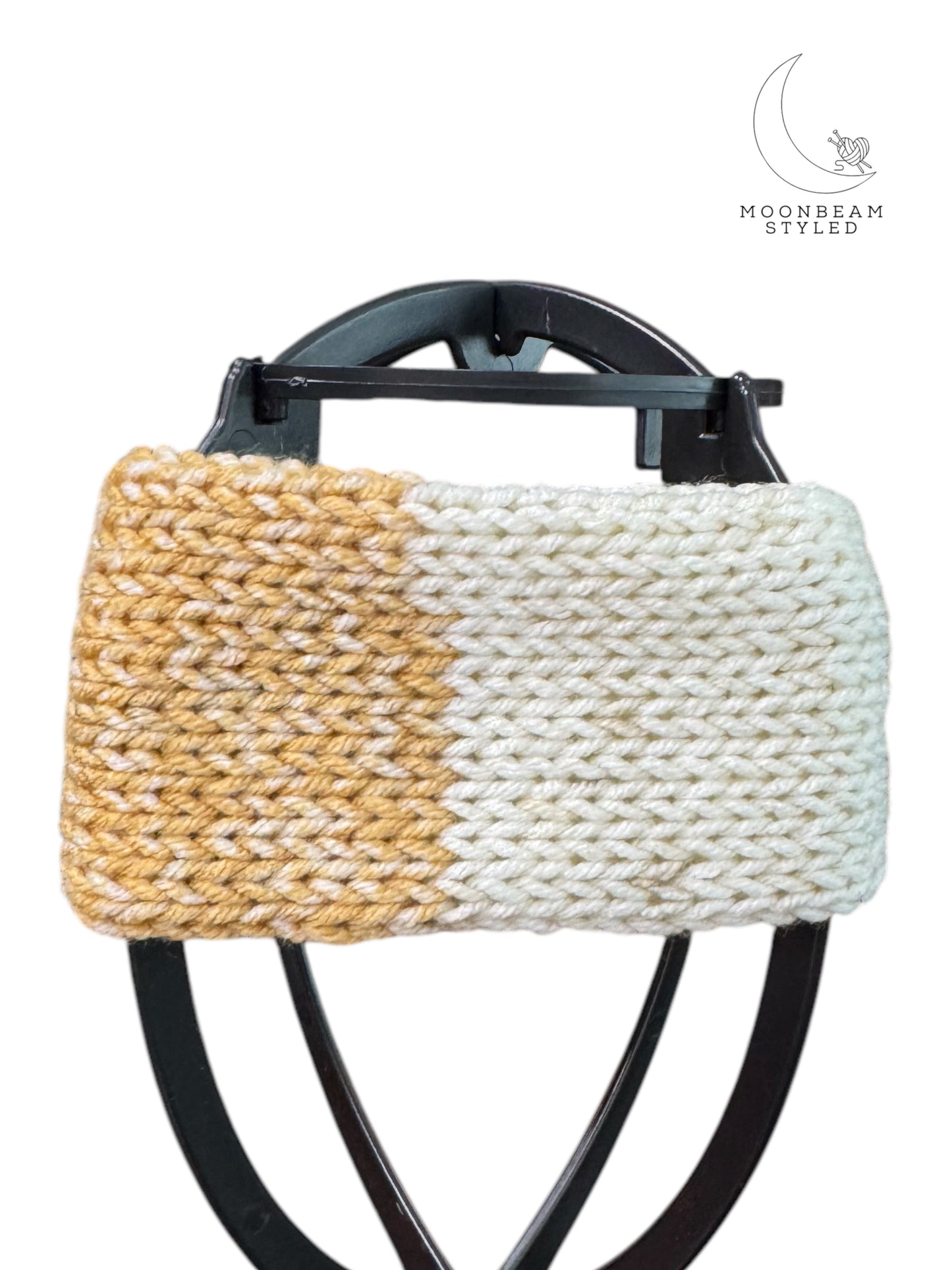 Handmade Knit Headwrap Green Skies