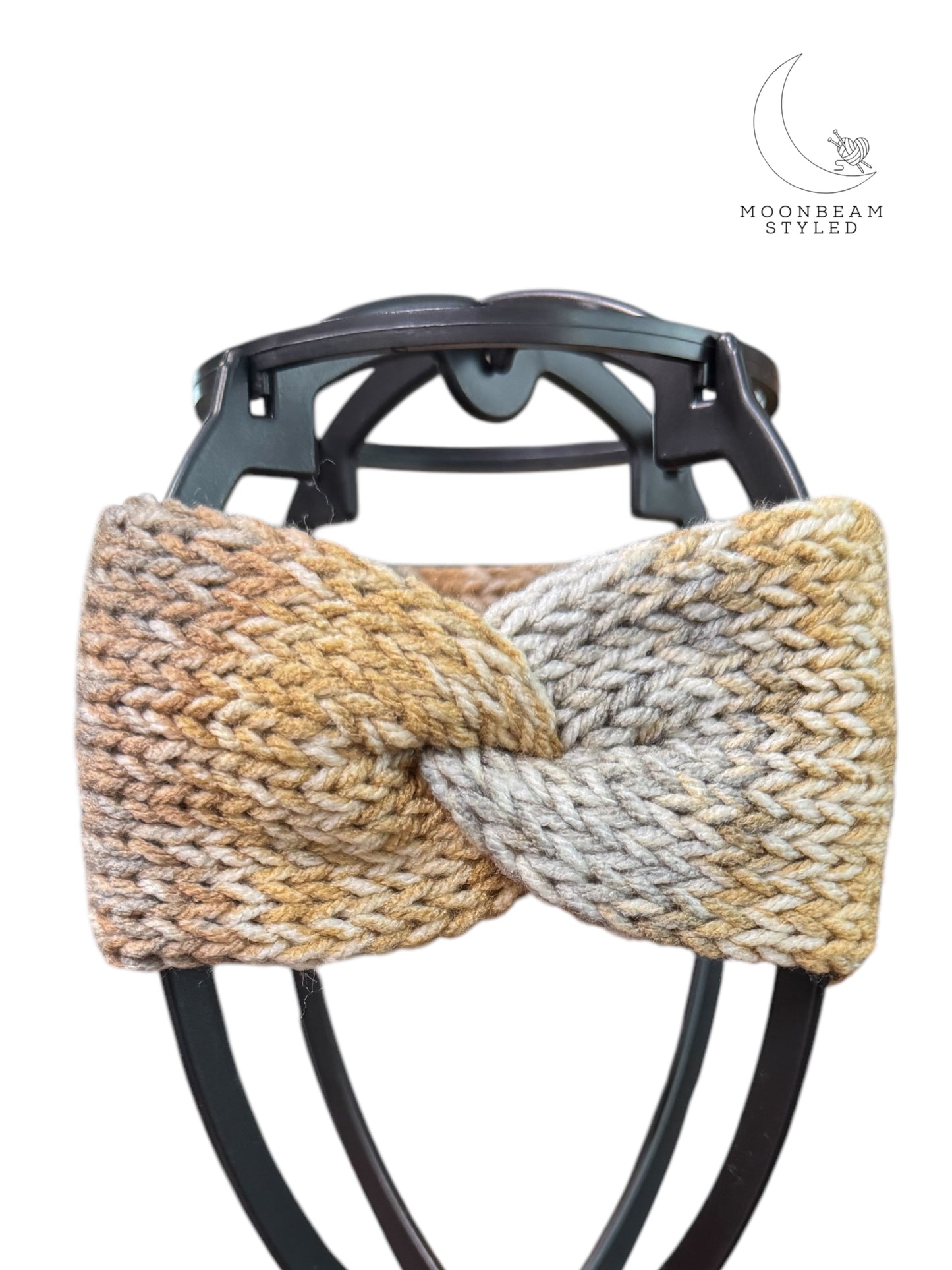 Handmade Knit Headwrap Golden Skies